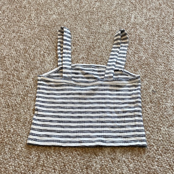 American Eagle Striped Crop Tank - Picture 3 of 3